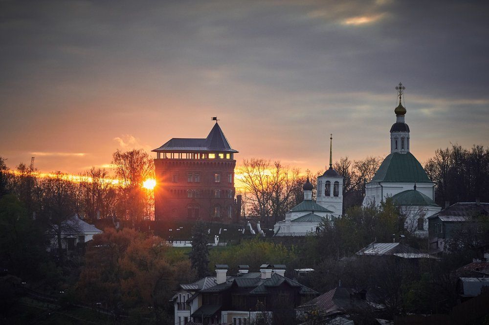 на закате дня