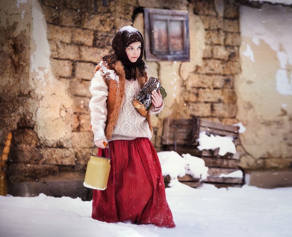 Зима в деревне