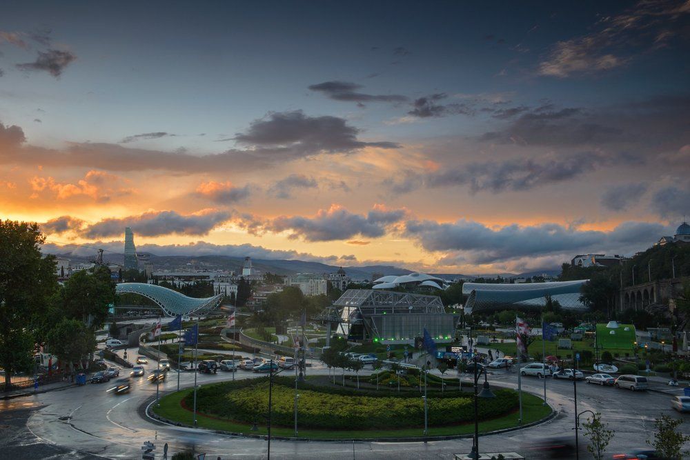 Ночной Тбилиси