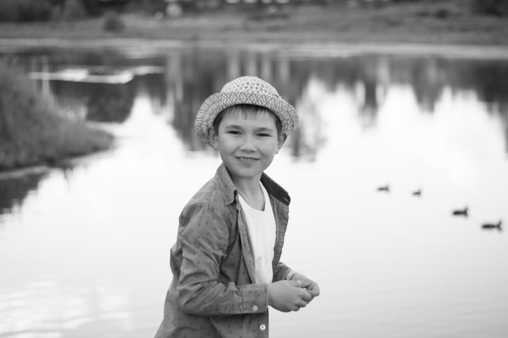 Вечер на озере.