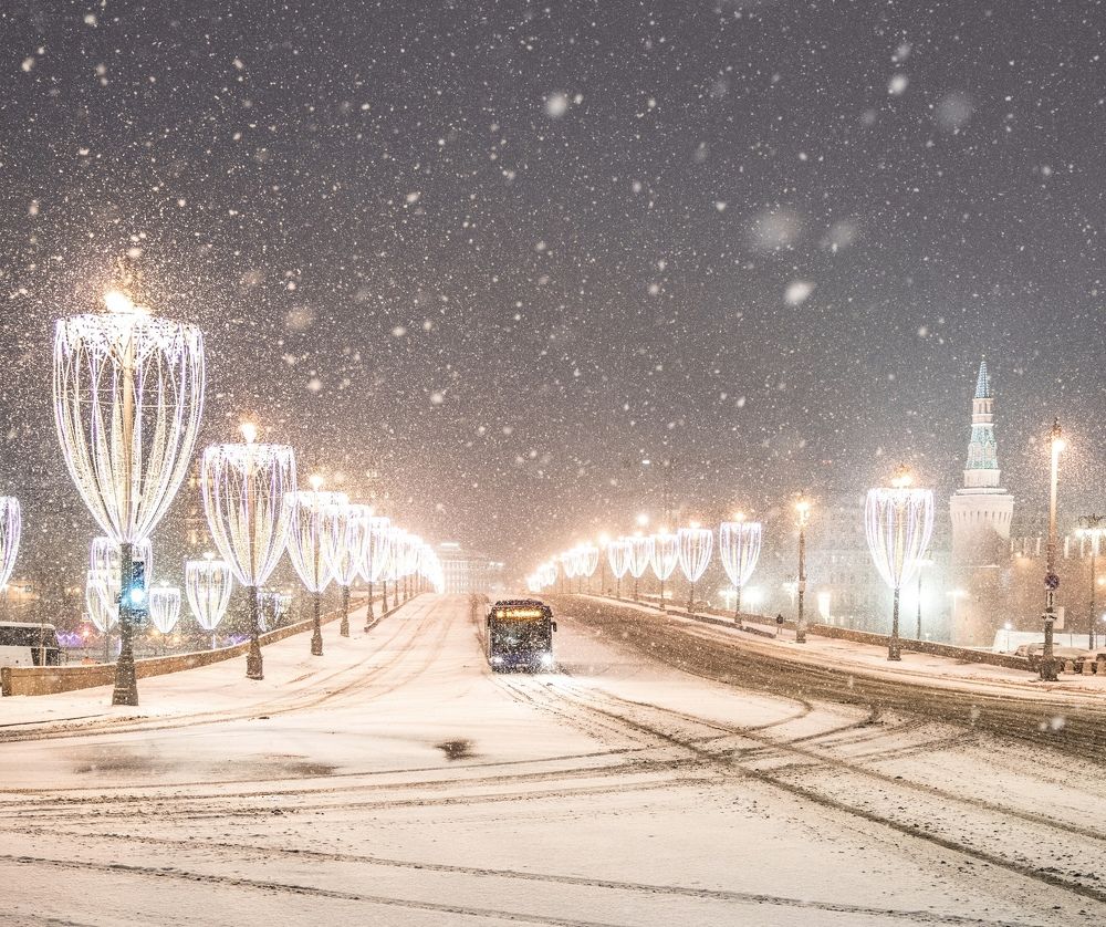 Одинокий троллейбус