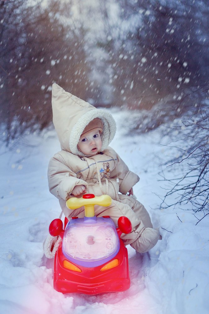 маленький автомобилист