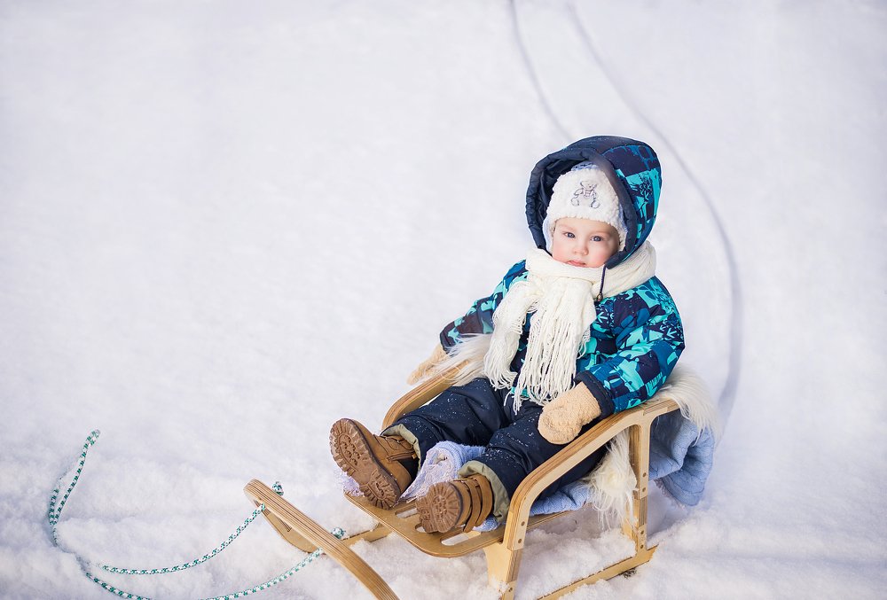 катаемся на санках