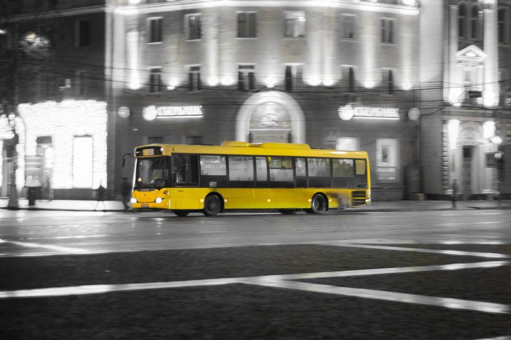 Вечерний автобус.