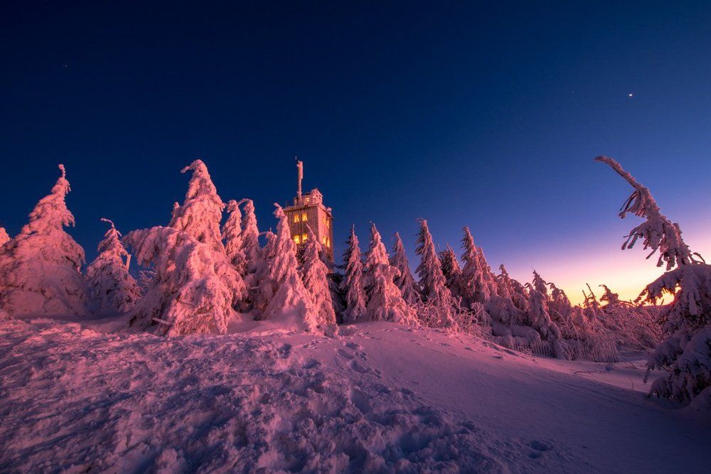 Холодный закат.