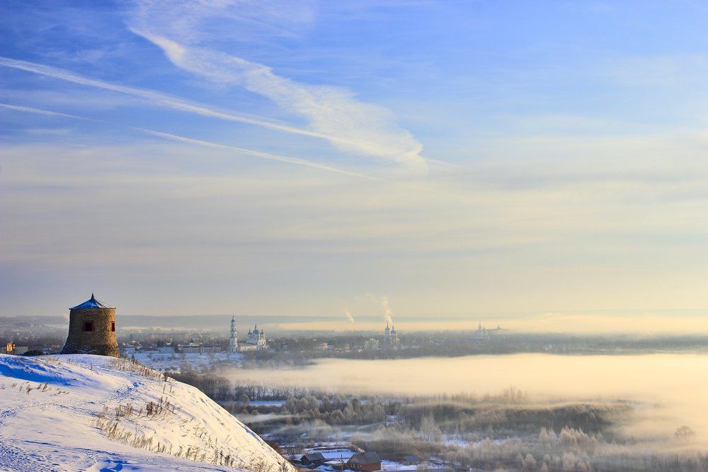 Весенний рассвет над Тоймой