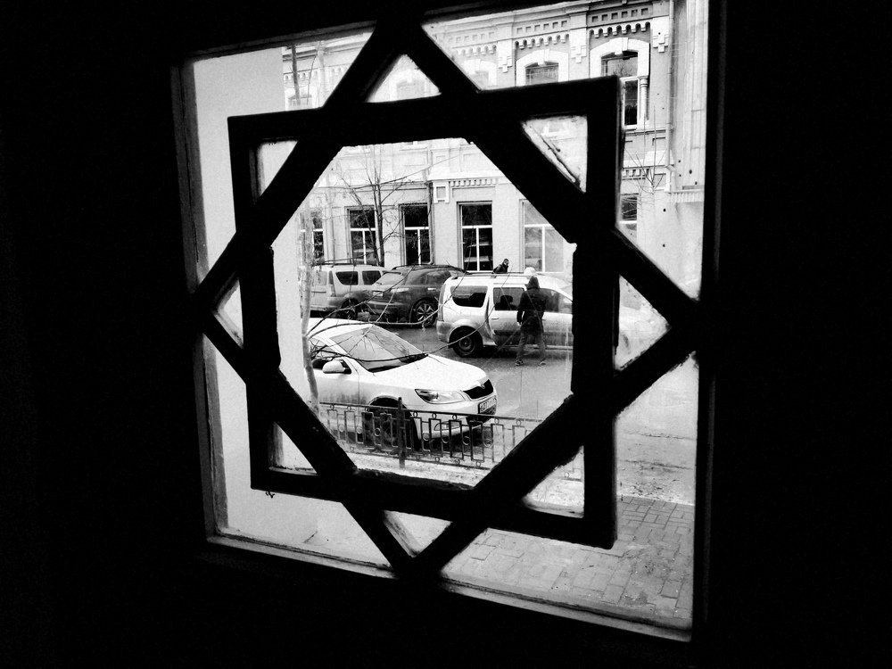 в двойном квадрате