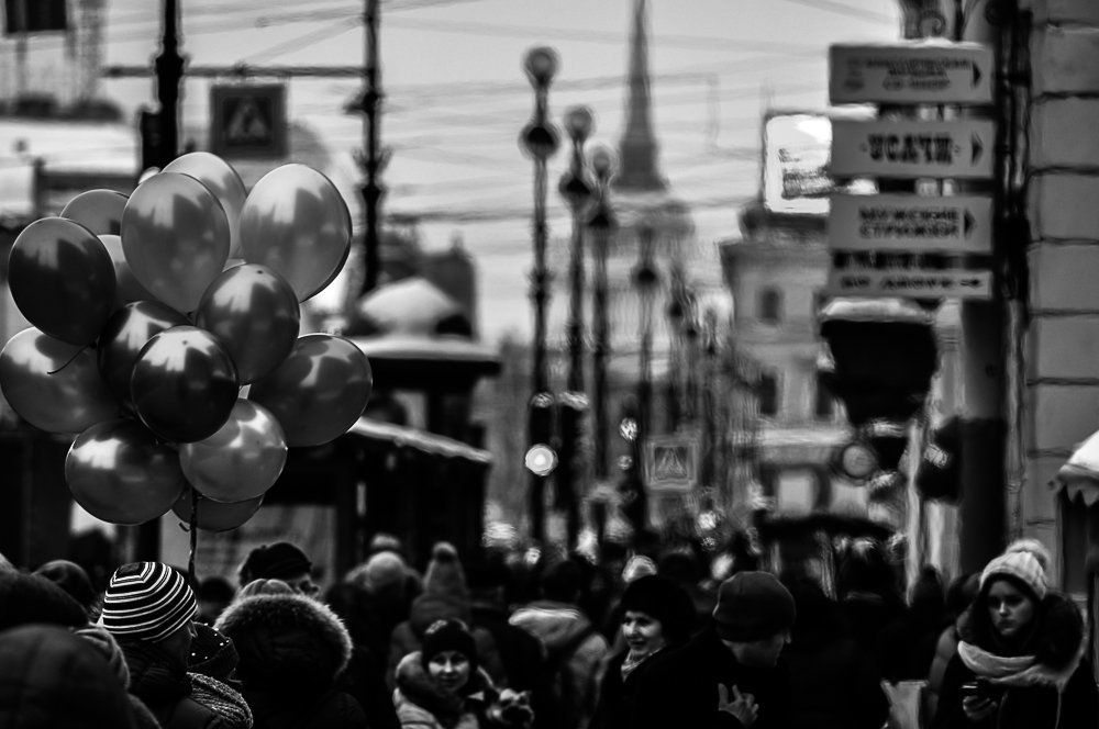 Праздничный Невский.