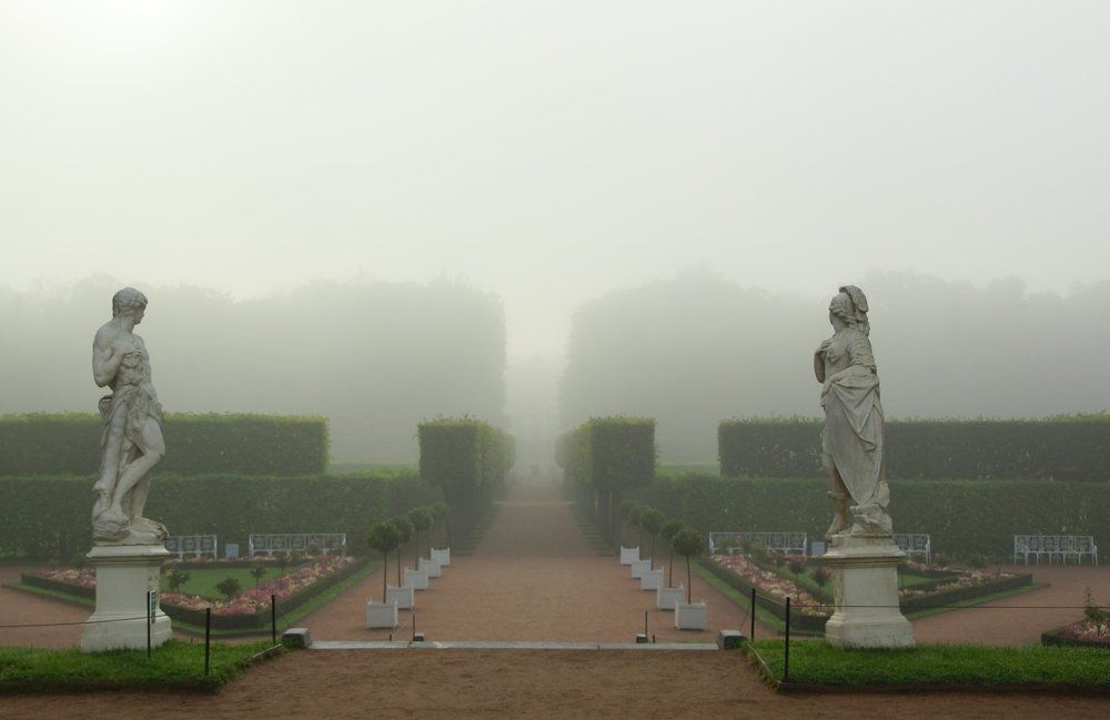 Утро в Екатерининском парке...