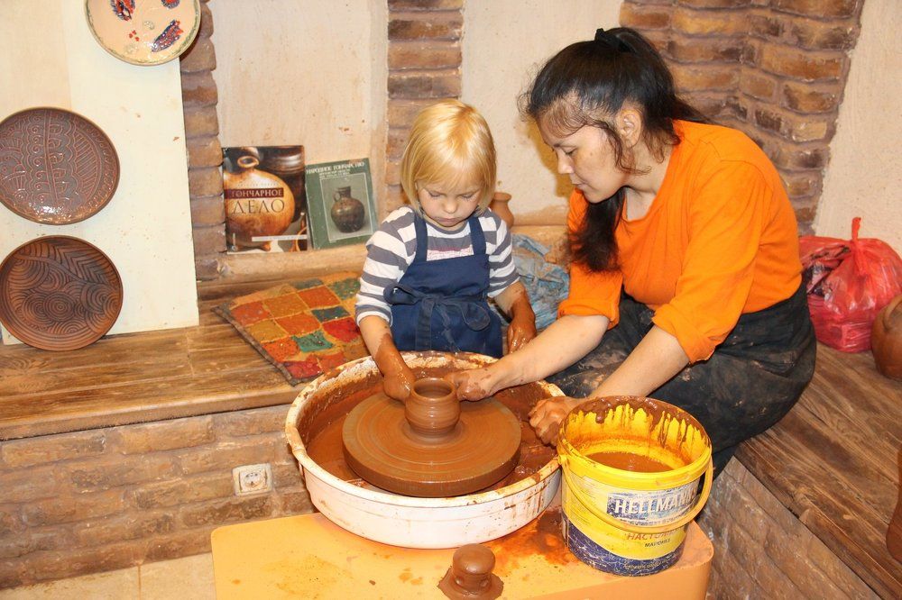 Мастер класс по гончарному делу .