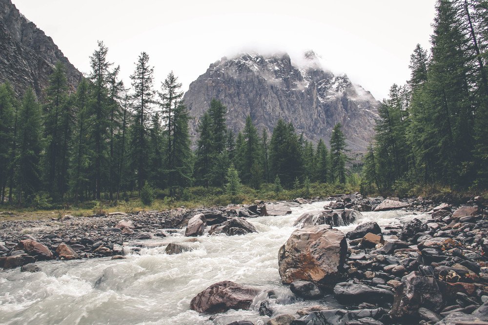 Утро на высоте 2800 м.