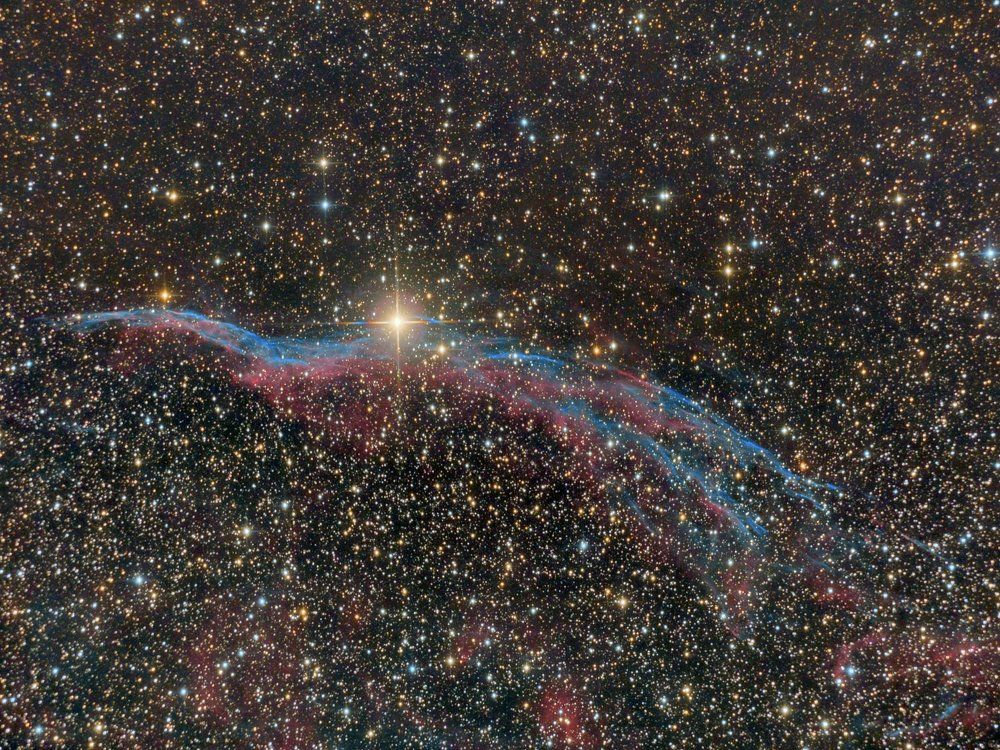 Supernova - The Witch's Broom Nebula (also known The Veil Nebula)