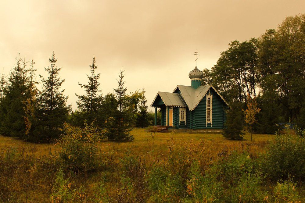 осень в деревне