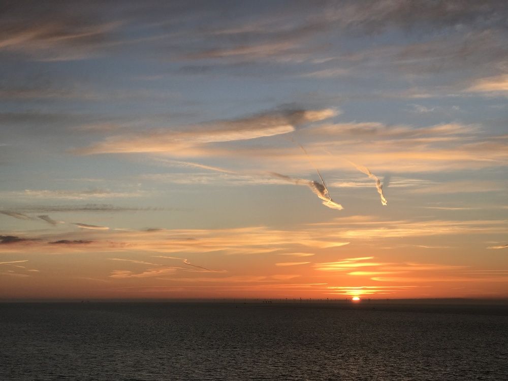 Рассвет в Северном море