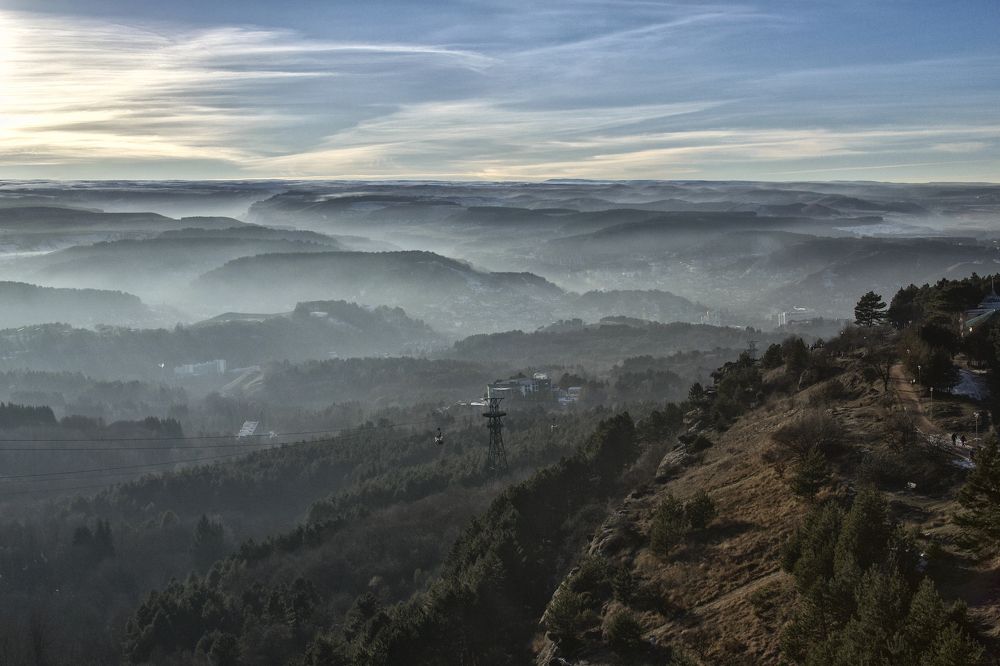 Кисловодск  утром