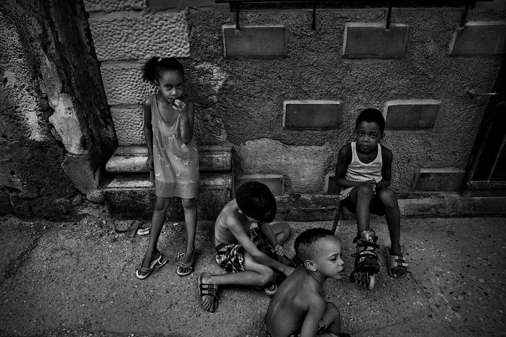 Havana kids street portrait