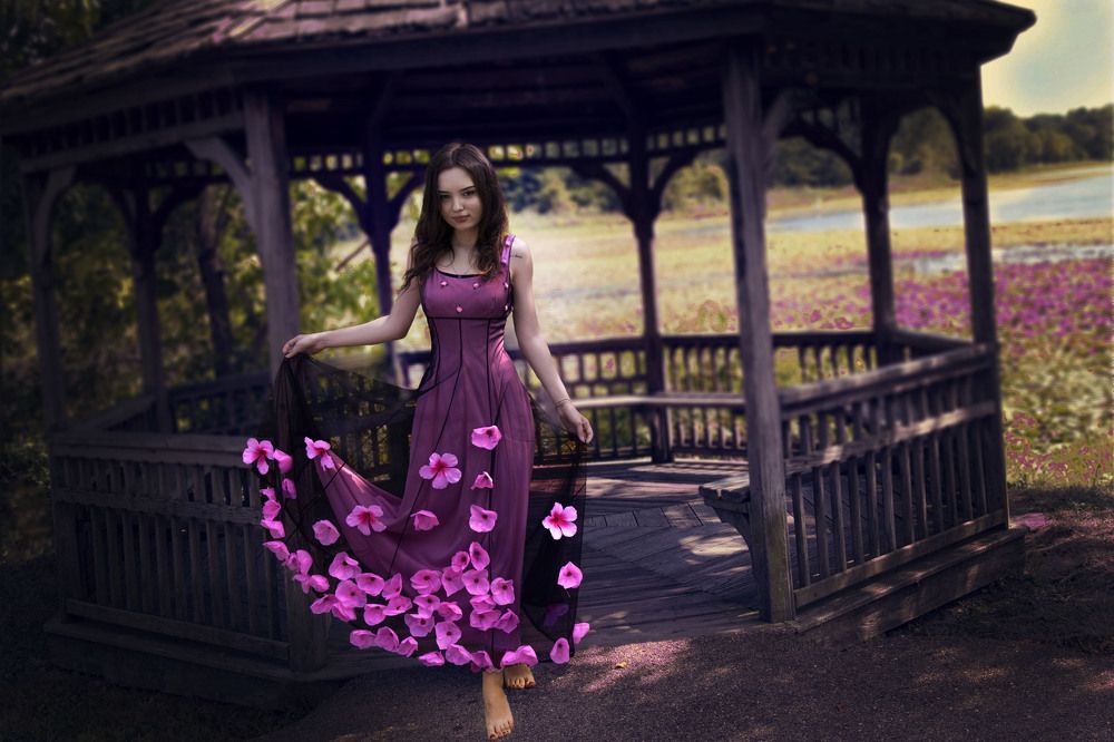 the girl on the lake