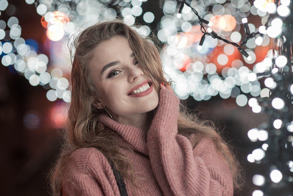 Новогодний портрет в городе