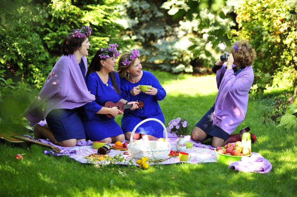 Фиолетовый пикник