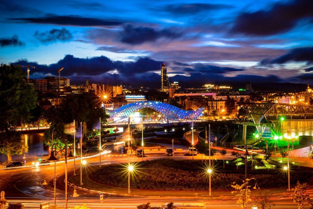 Ночной Тбилиси