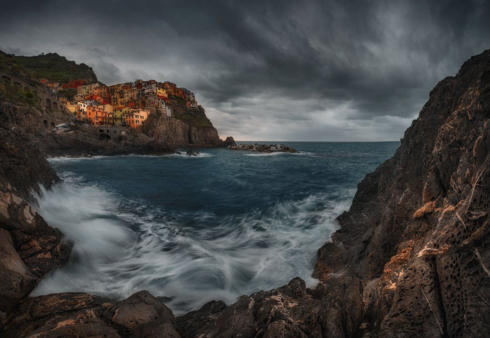 Manarola and the sea