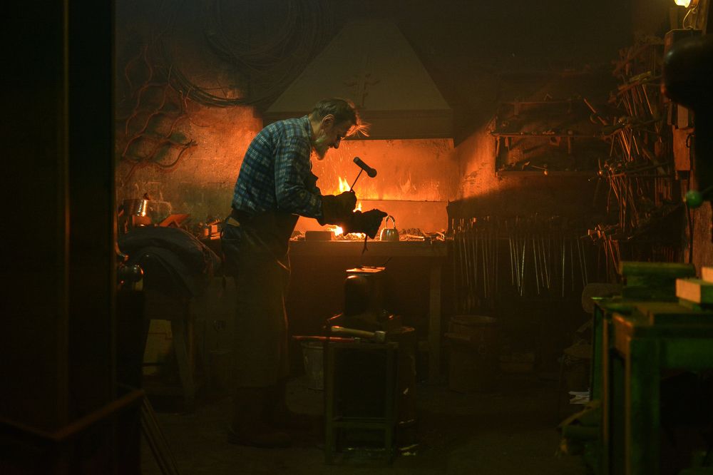 Blacksmith Evgeny Ershov