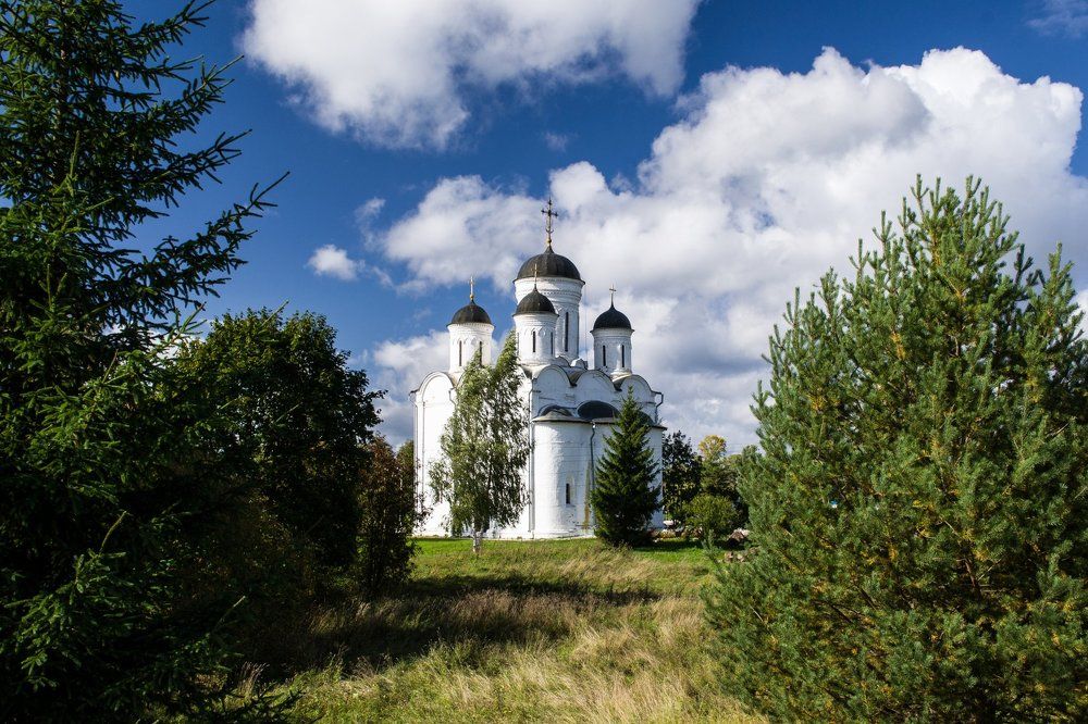 The Church Of The Archangel Michael. Built in 1559. The village Mikulino, Moscow area, Russia.