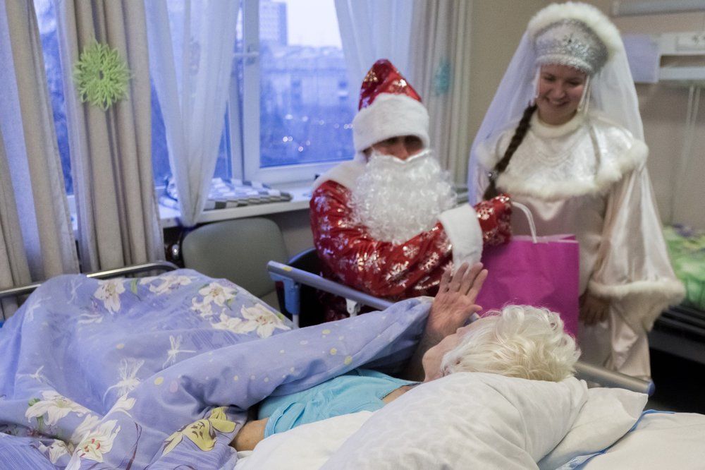 Новый Год, хоспис.