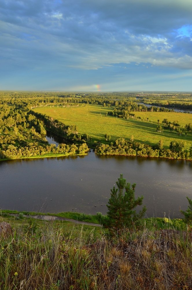 После дождя. Радуга