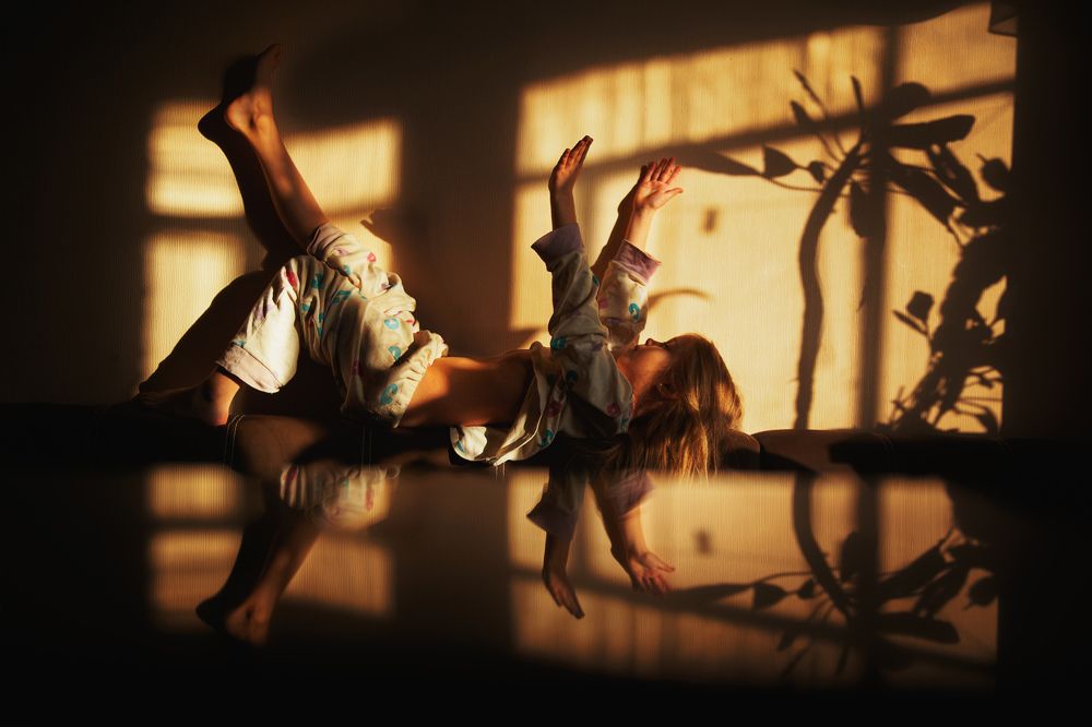 отражение солнца