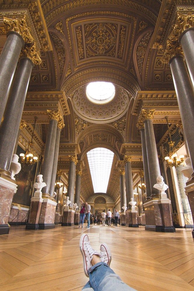 Версаль, вид с пола