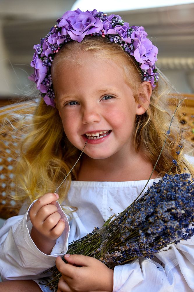 девочка с лавандой