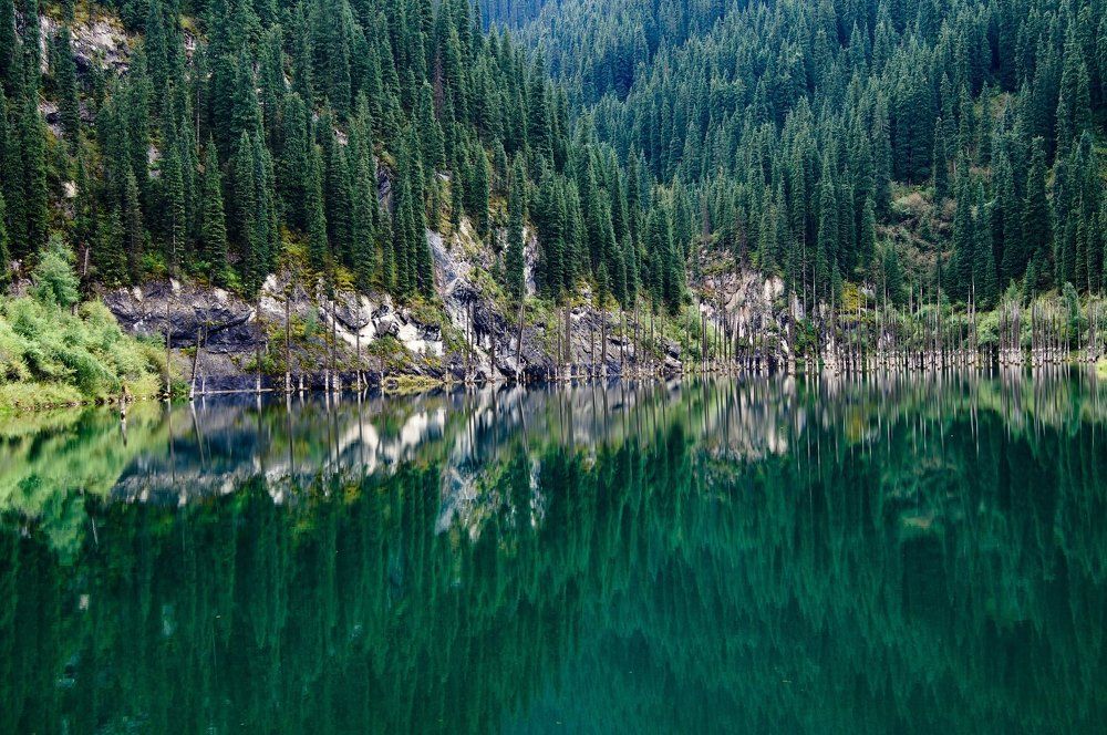 Горное озеро Каинды.