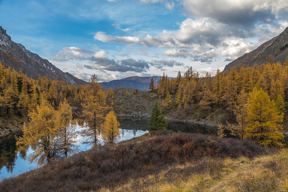 Рассвет на Куектанарских озерах