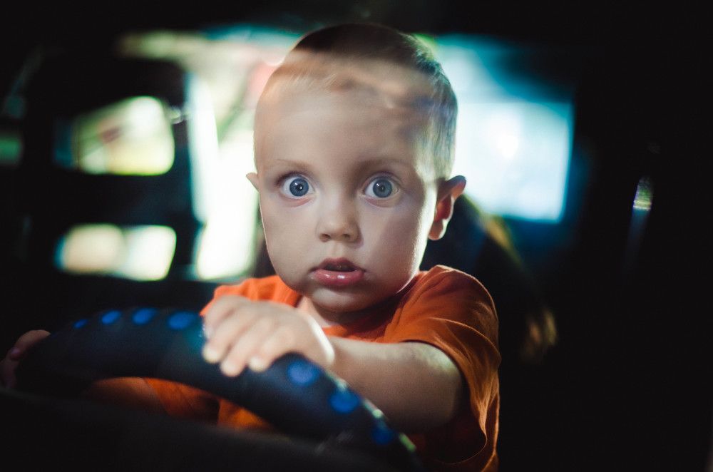 Первый день за рулем