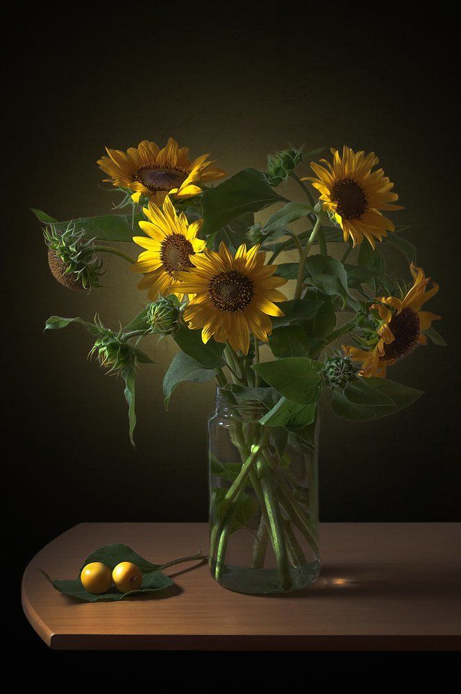 букет солнечных цветов..