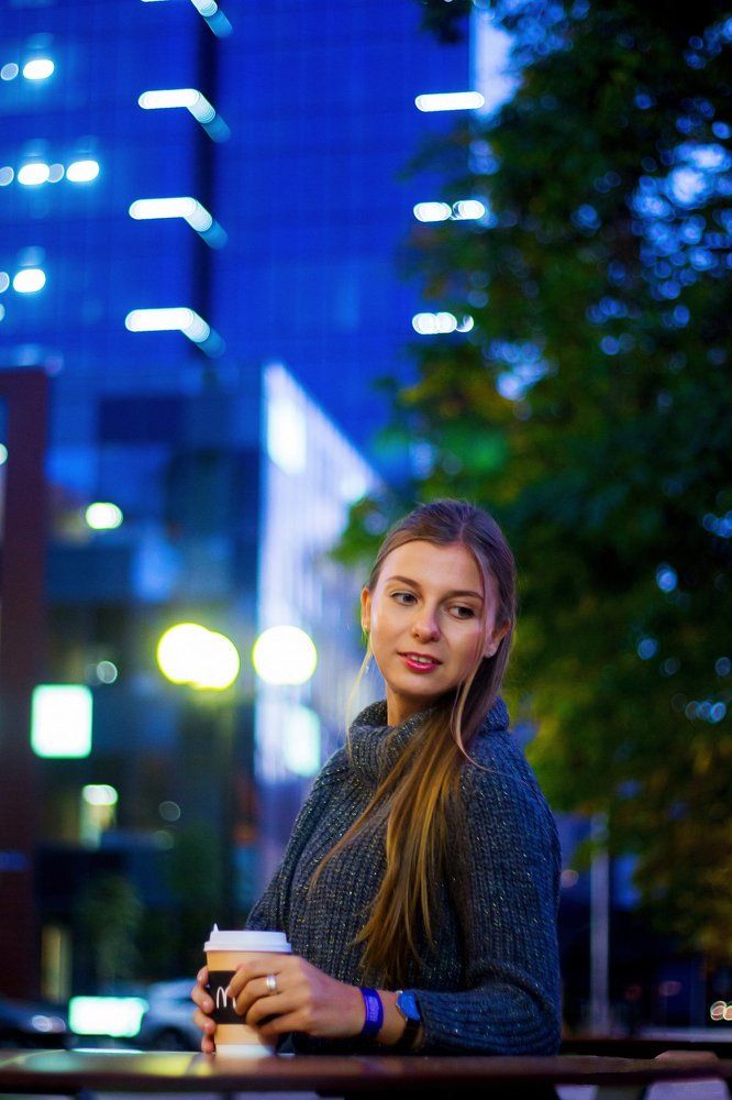 Осеннее кафе.