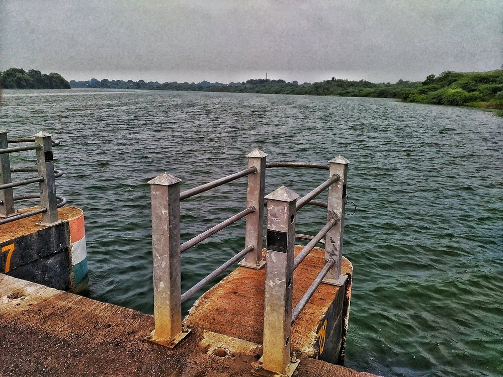 Alone with river