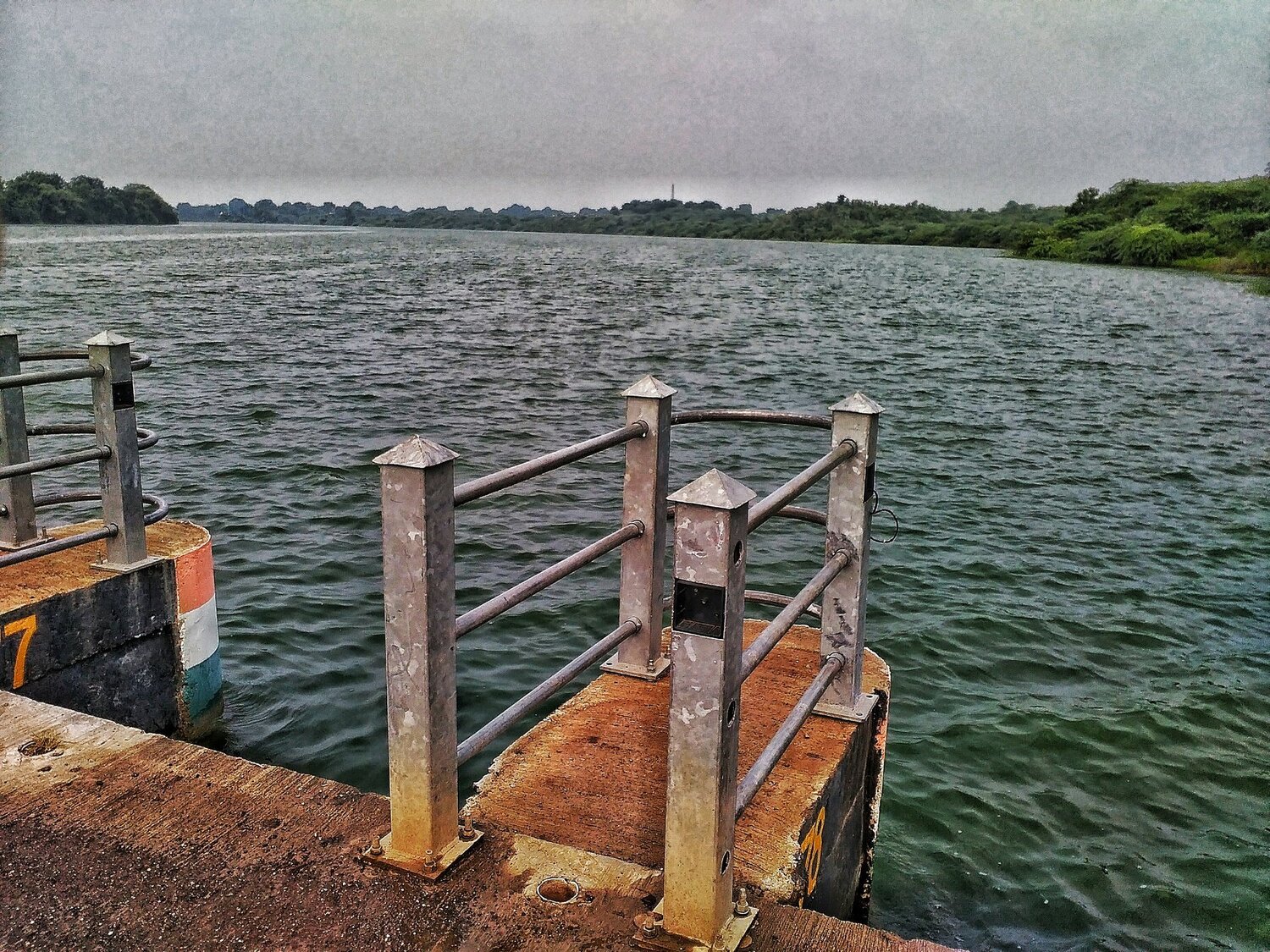 Alone with river