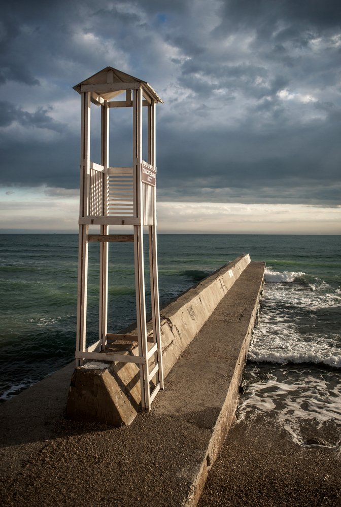 зимнее черное море