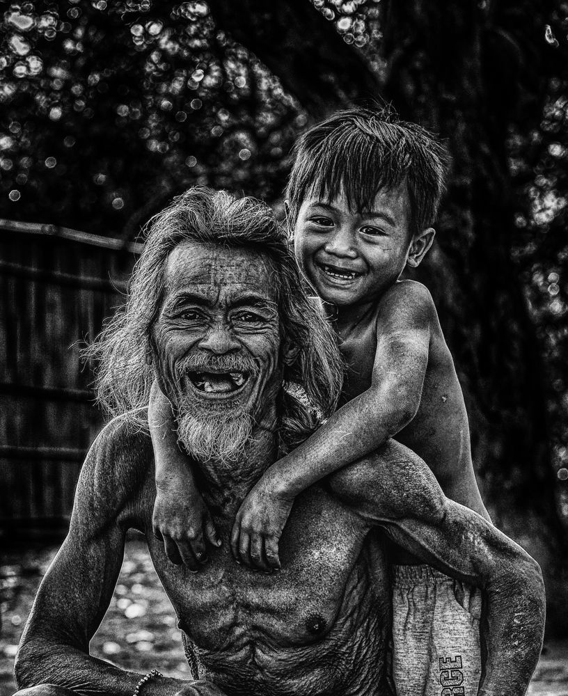 Grandfather and Grandchild