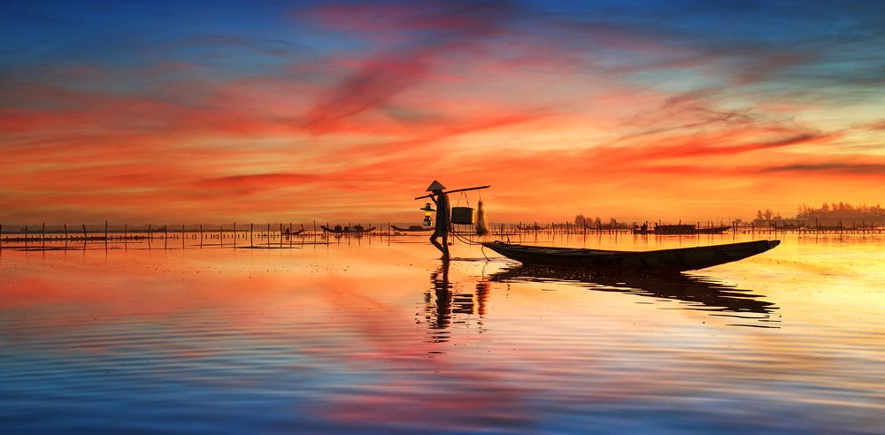 Bình Minh Đầm Quảng Lợi