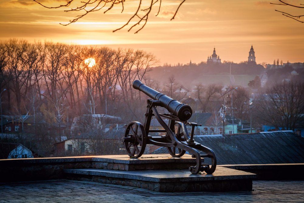 Закат в старом городе