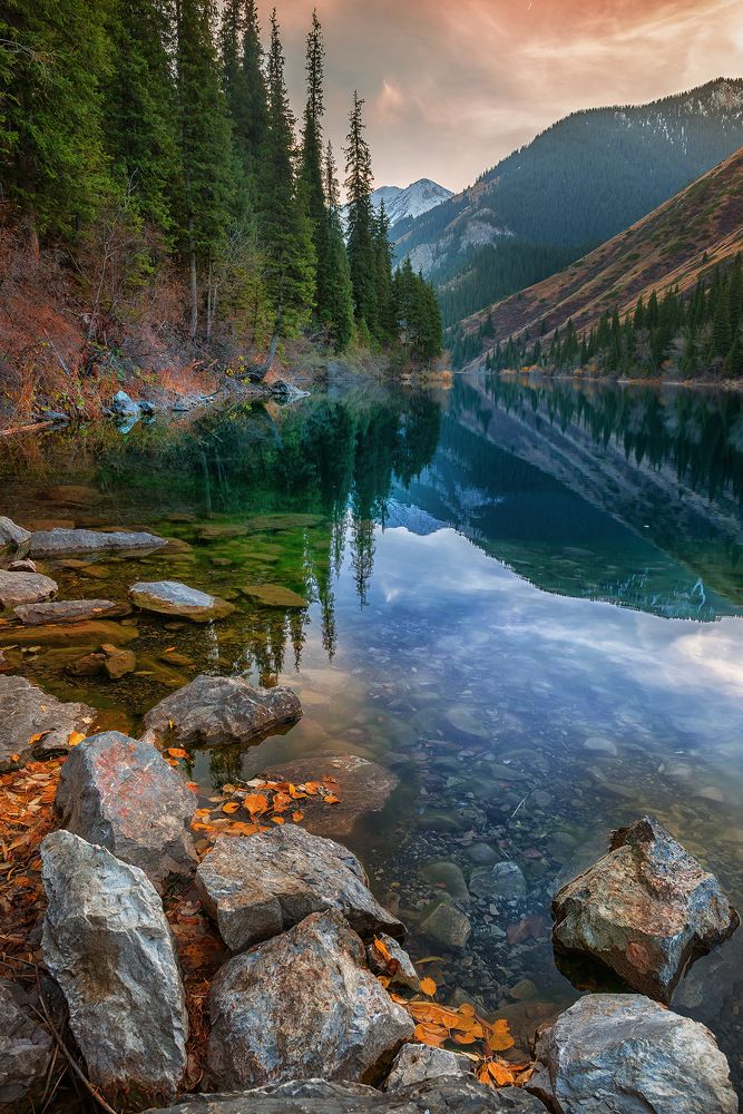 Озеро Кульсай. Тишина.