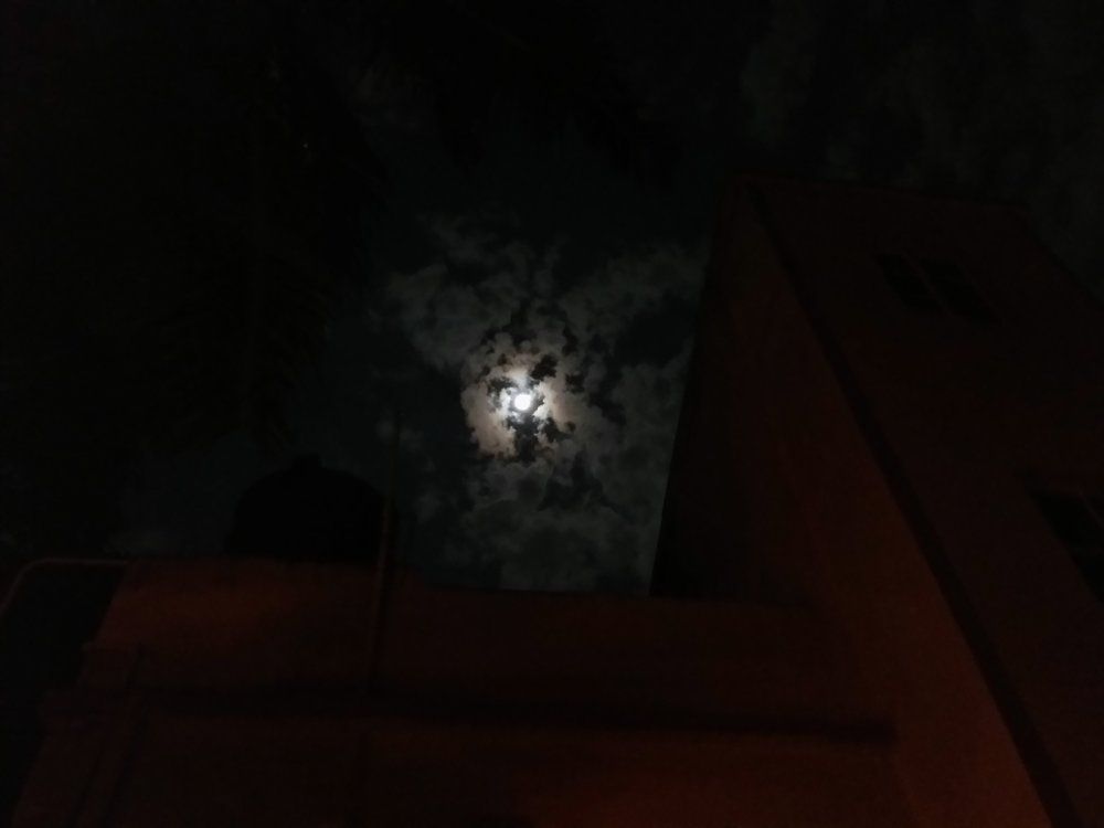 Cloudy Moon
