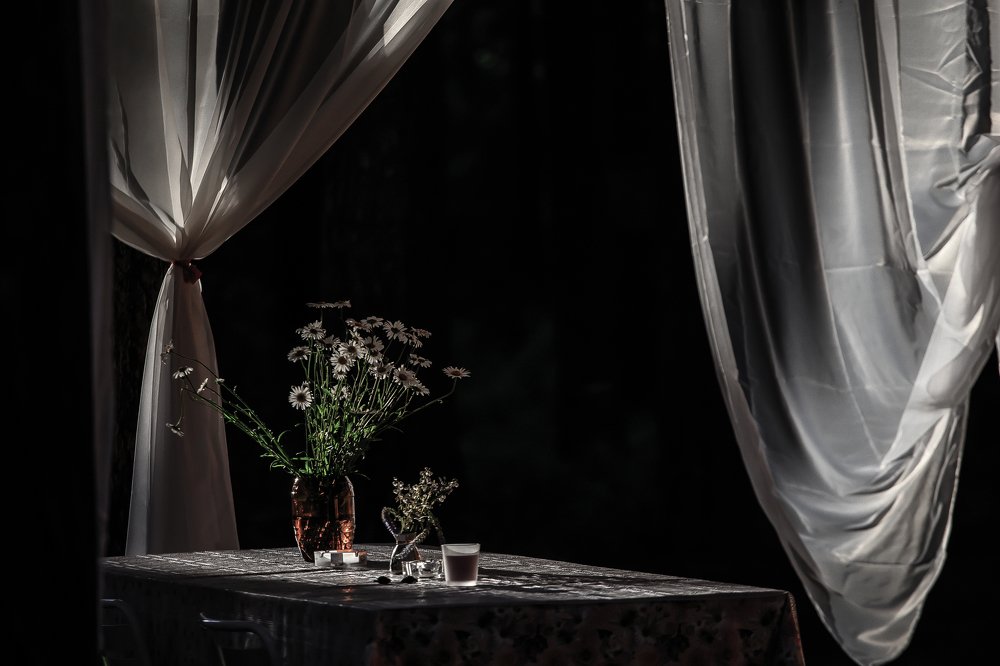 Вечером на даче