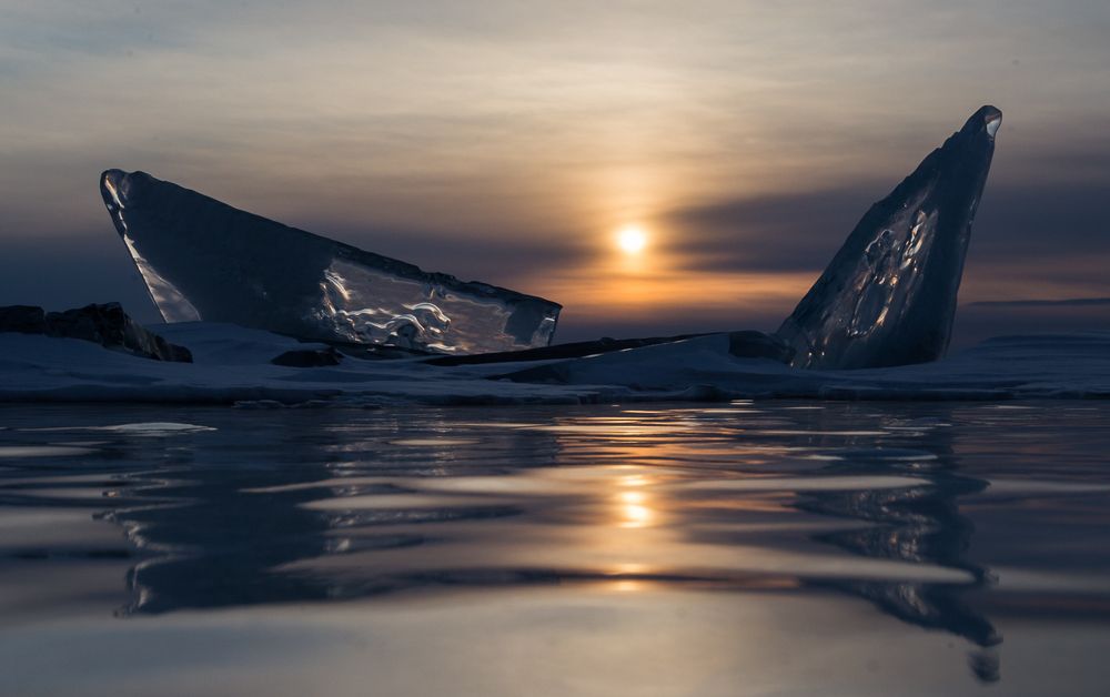 Байкал в марте. Рассвет
