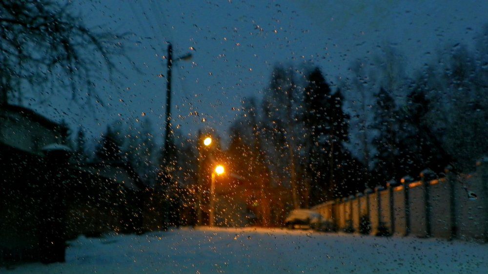 ночь. улица. фонарь