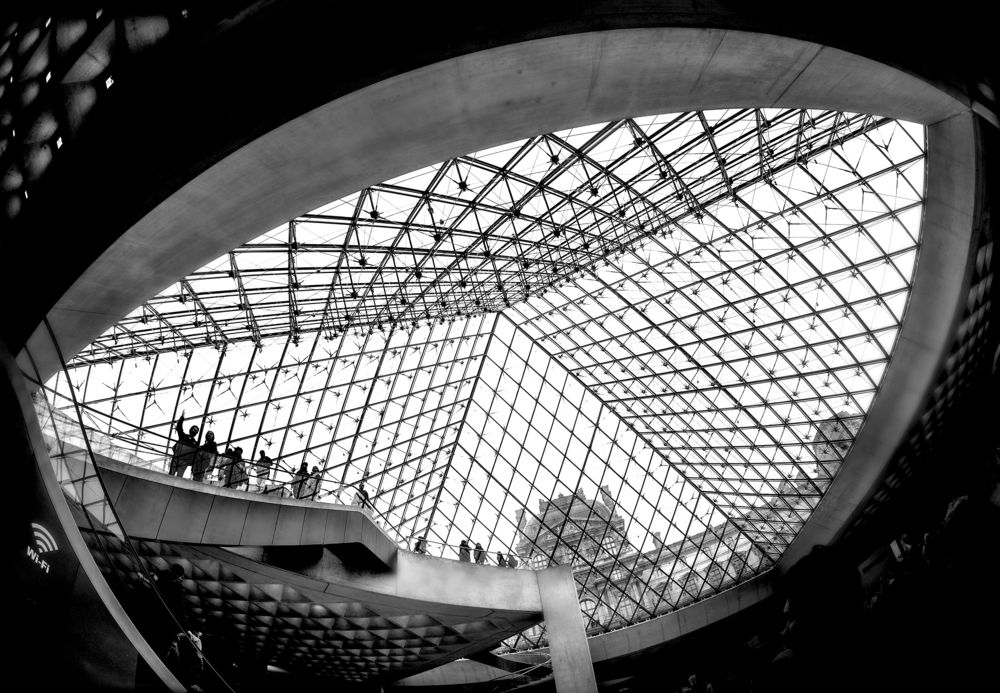 The Louvre is watching you