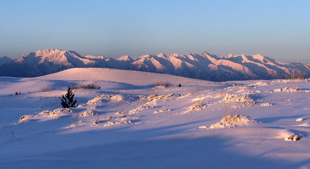 зима в северной пустыни